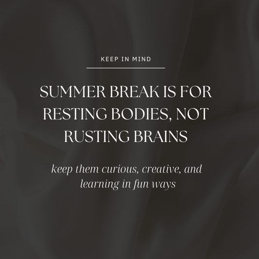 Keeping Your Kids Mind Sharp During the Summer Months