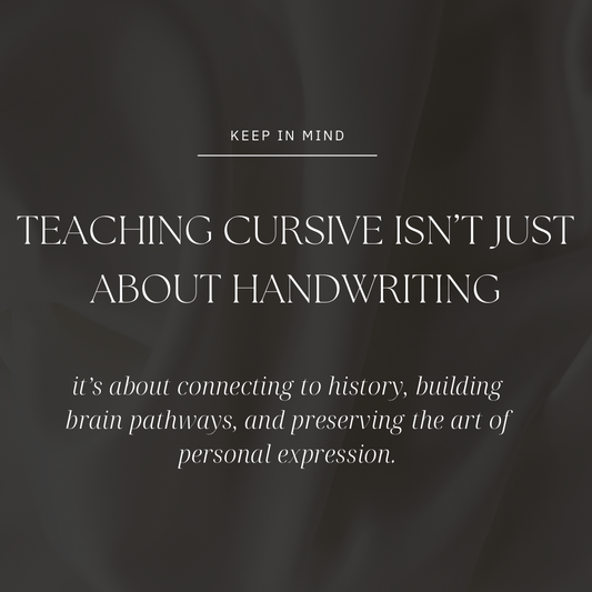 Why Cursive Still Matters