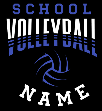 Custom Volleyball Drawstring Bag – Team Colors + Name