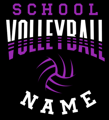 Custom Volleyball Drawstring Bag – Team Colors + Name