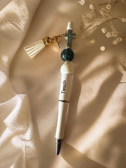 Faith & Inspiration Beaded Charm Pen