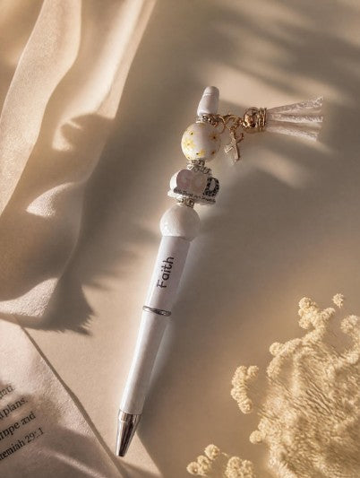 Faith & Inspiration Beaded Charm Pen