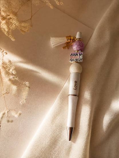 Faith & Inspiration Beaded Charm Pen