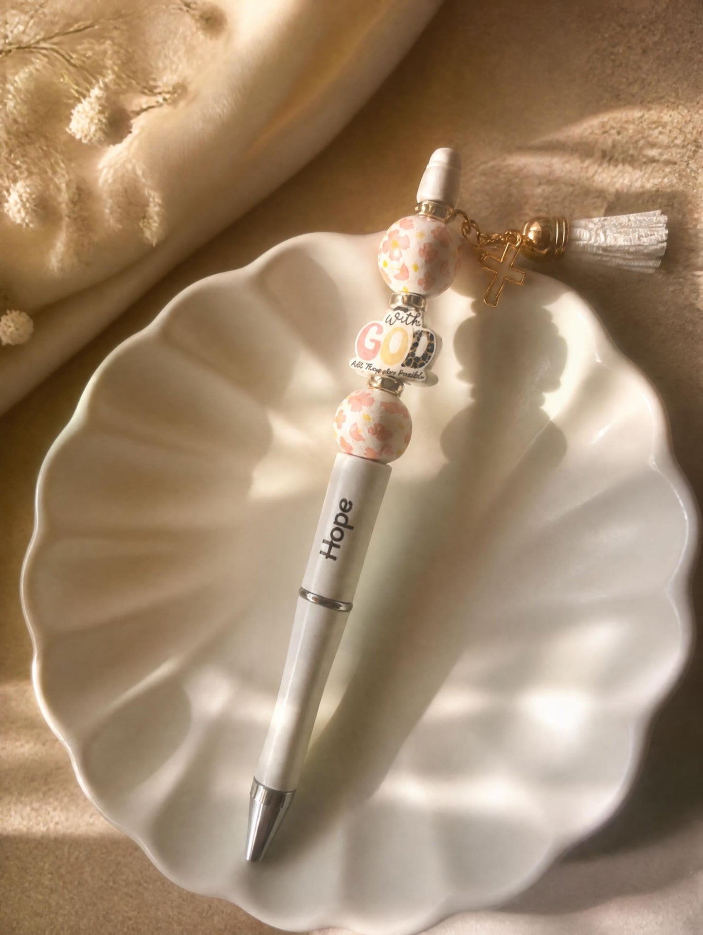 Faith & Inspiration Beaded Charm Pen